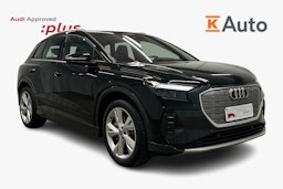 musta Audi Q4 e-tron 2024 kuva 1.