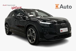 musta Audi Q4 e-tron 2024 kuva 1.