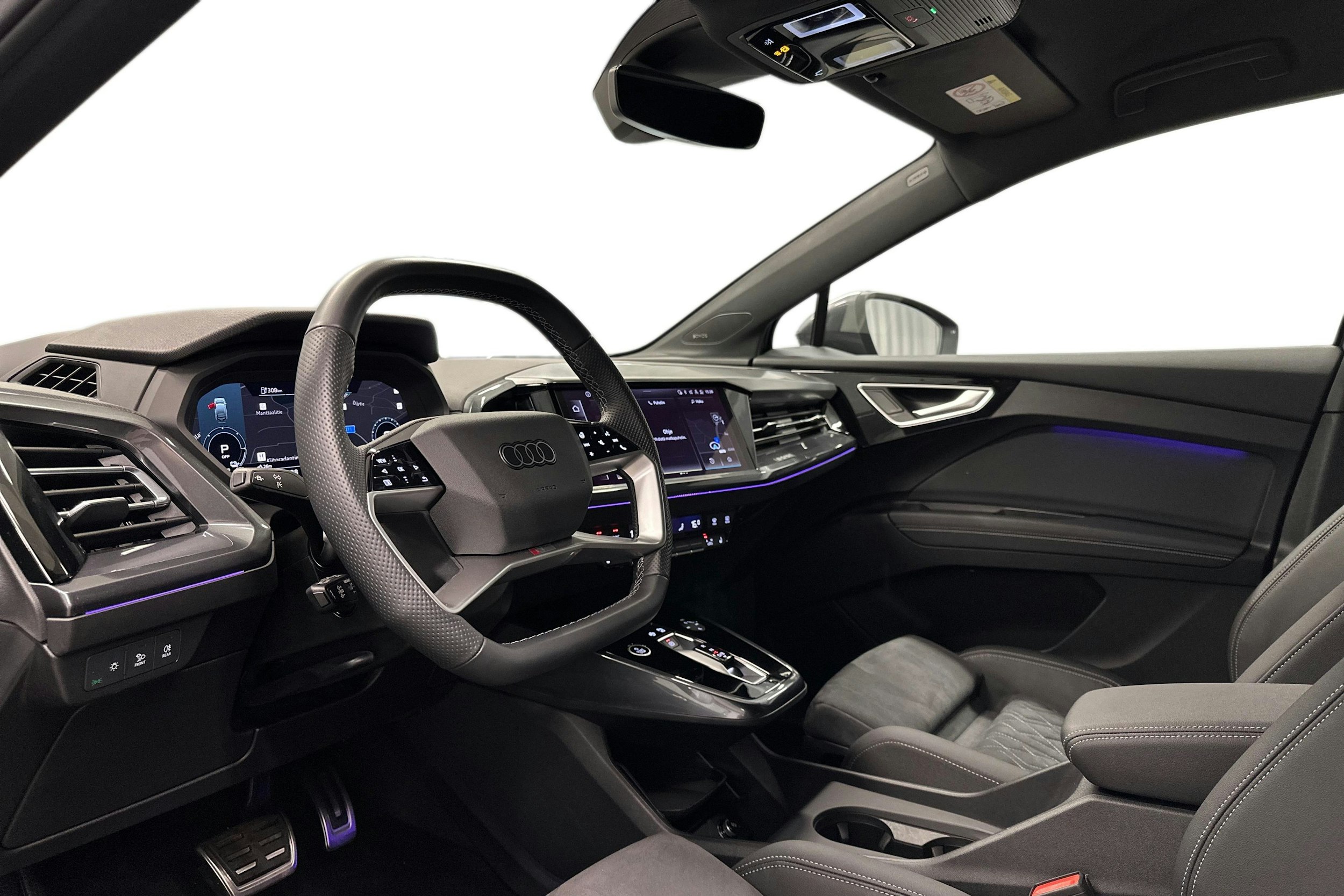 harmaa Audi Q4 e-tron 2024 kuva 7.