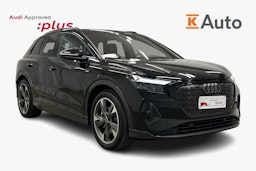 musta Audi Q4 e-tron 2024 kuva 1.
