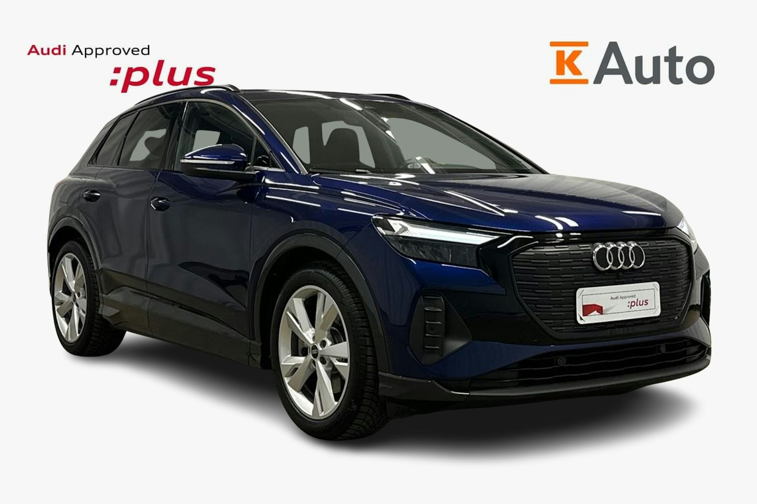 sininen Audi Q4 e-tron 2024 kuva 1.