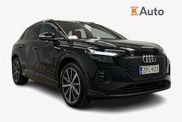 musta Audi Q4 e-tron 2024 kuva 1.