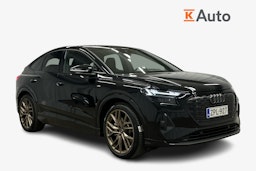 musta Audi Q4 e-tron 2024 kuva 1.