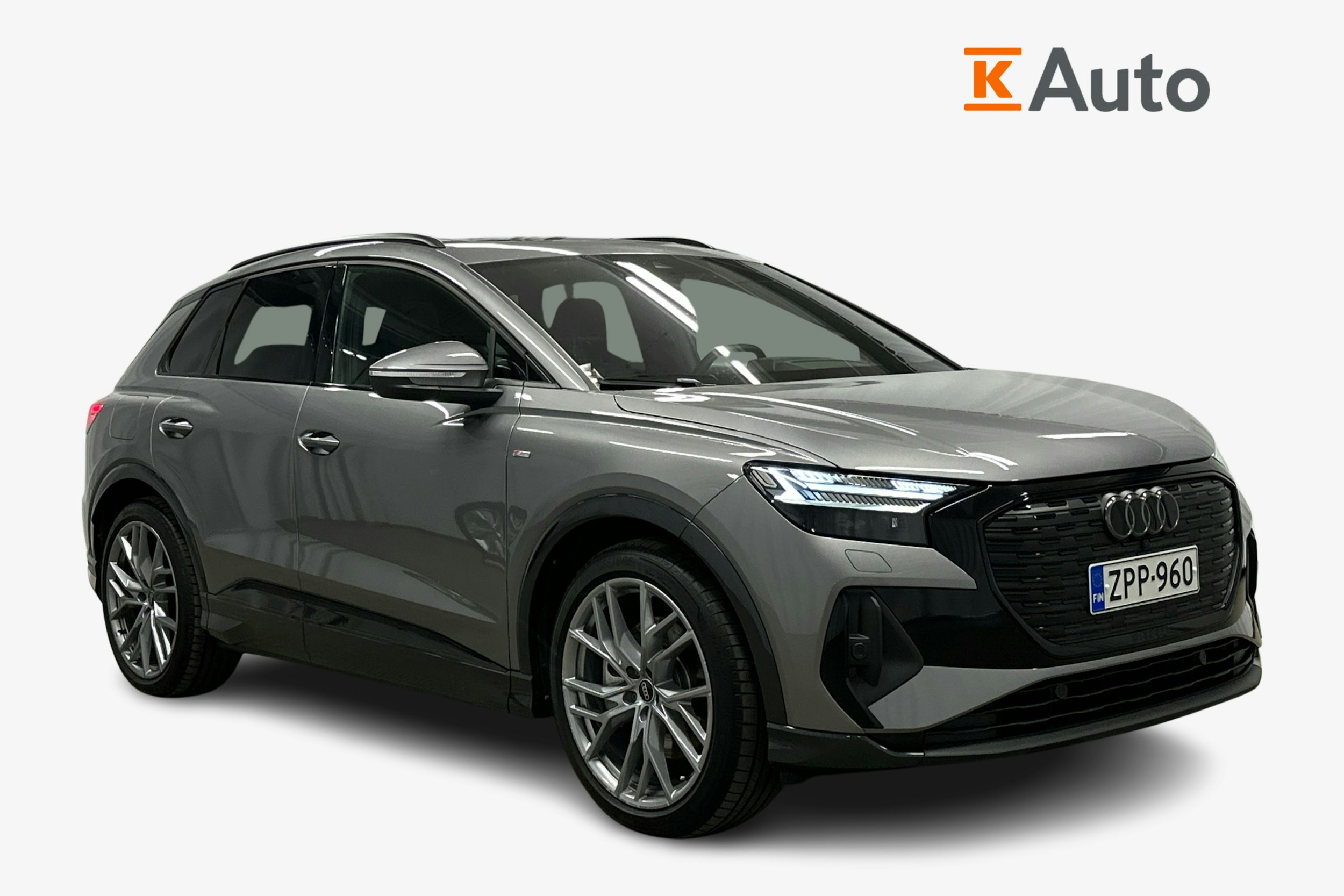 harmaa Audi Q4 e-tron 2024 kuva 1.