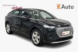 musta Audi Q4 e-tron 2024 kuva 1.