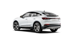 valkoinen Audi Q4 e-tron 2025 kuva 3.