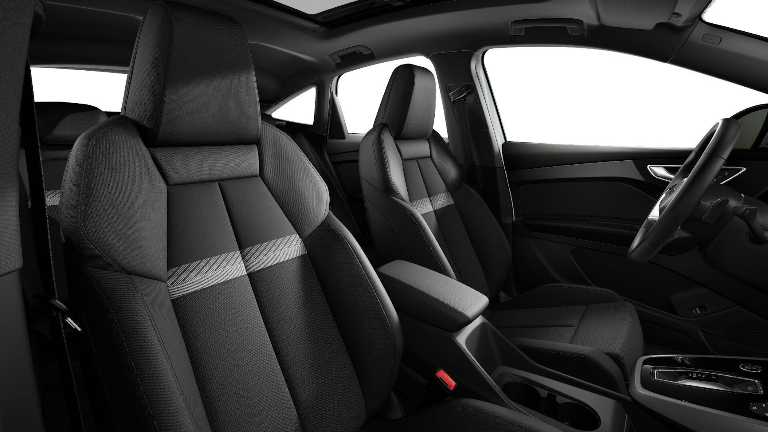 valkoinen Audi Q4 e-tron 2025 kuva 7.