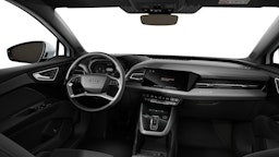 valkoinen Audi Q4 e-tron 2025 kuva 8.