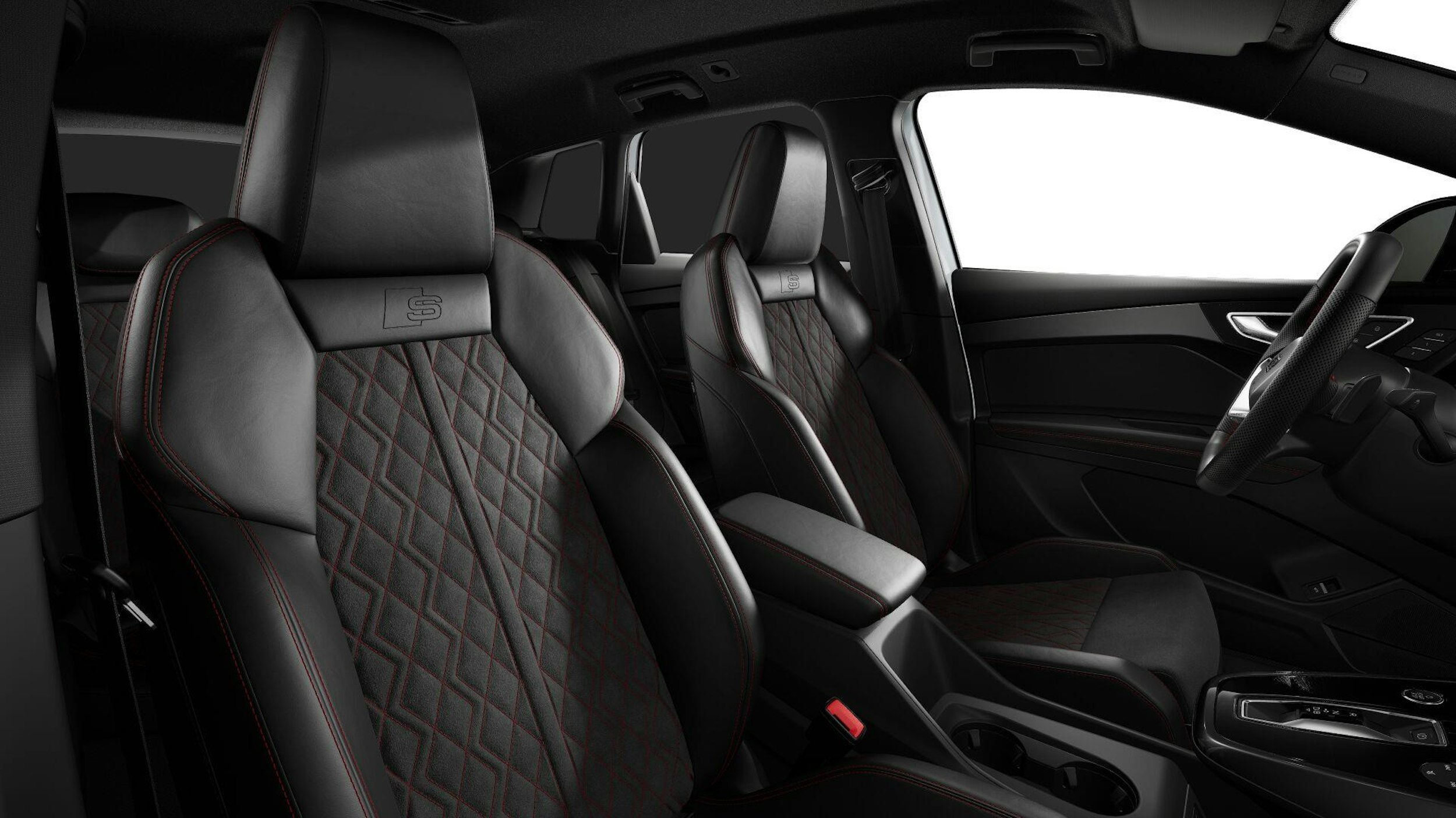 valkoinen Audi Q4 e-tron 2025 kuva 7.