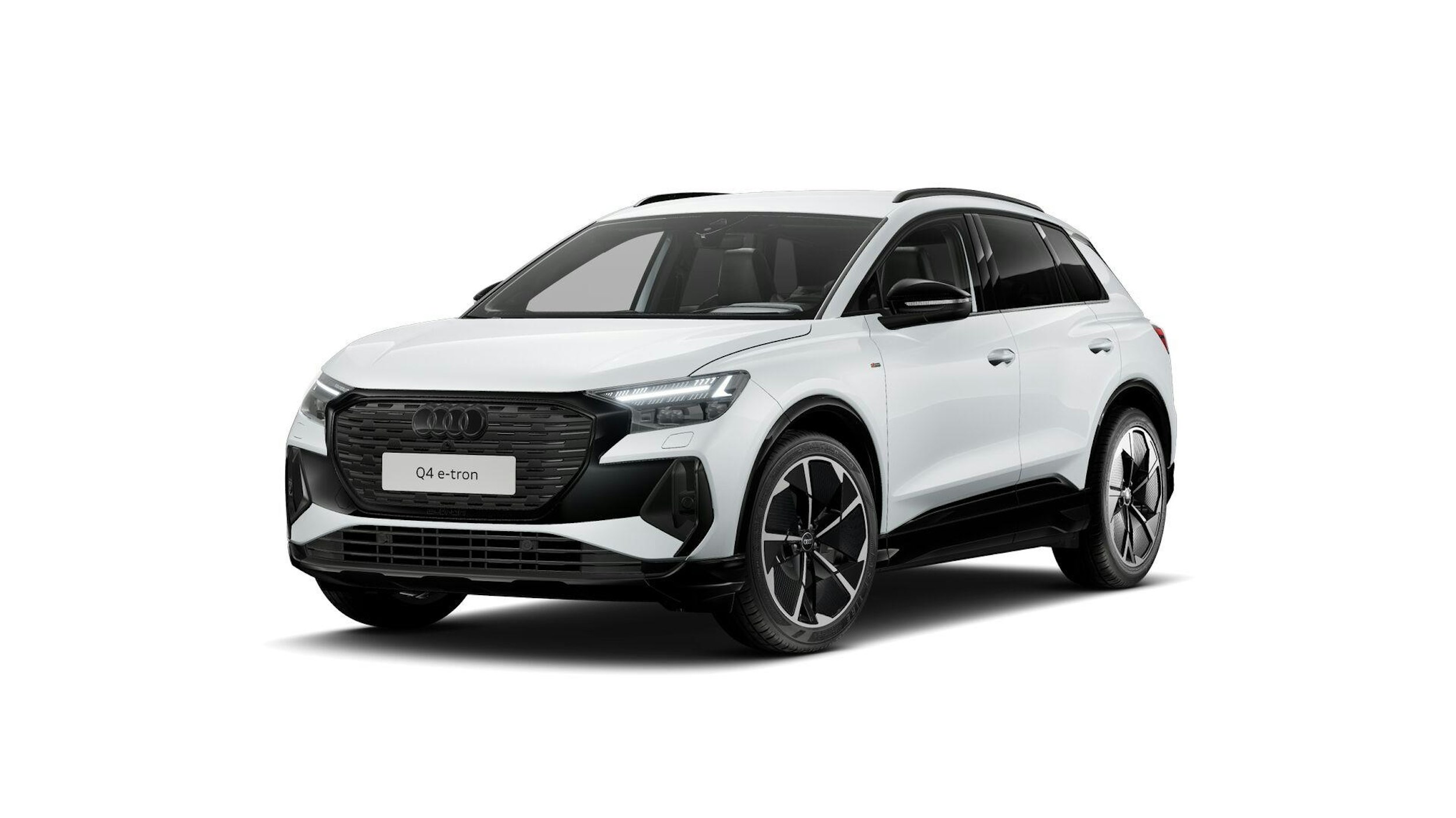 valkoinen Audi Q4 e-tron 2025 kuva 1.