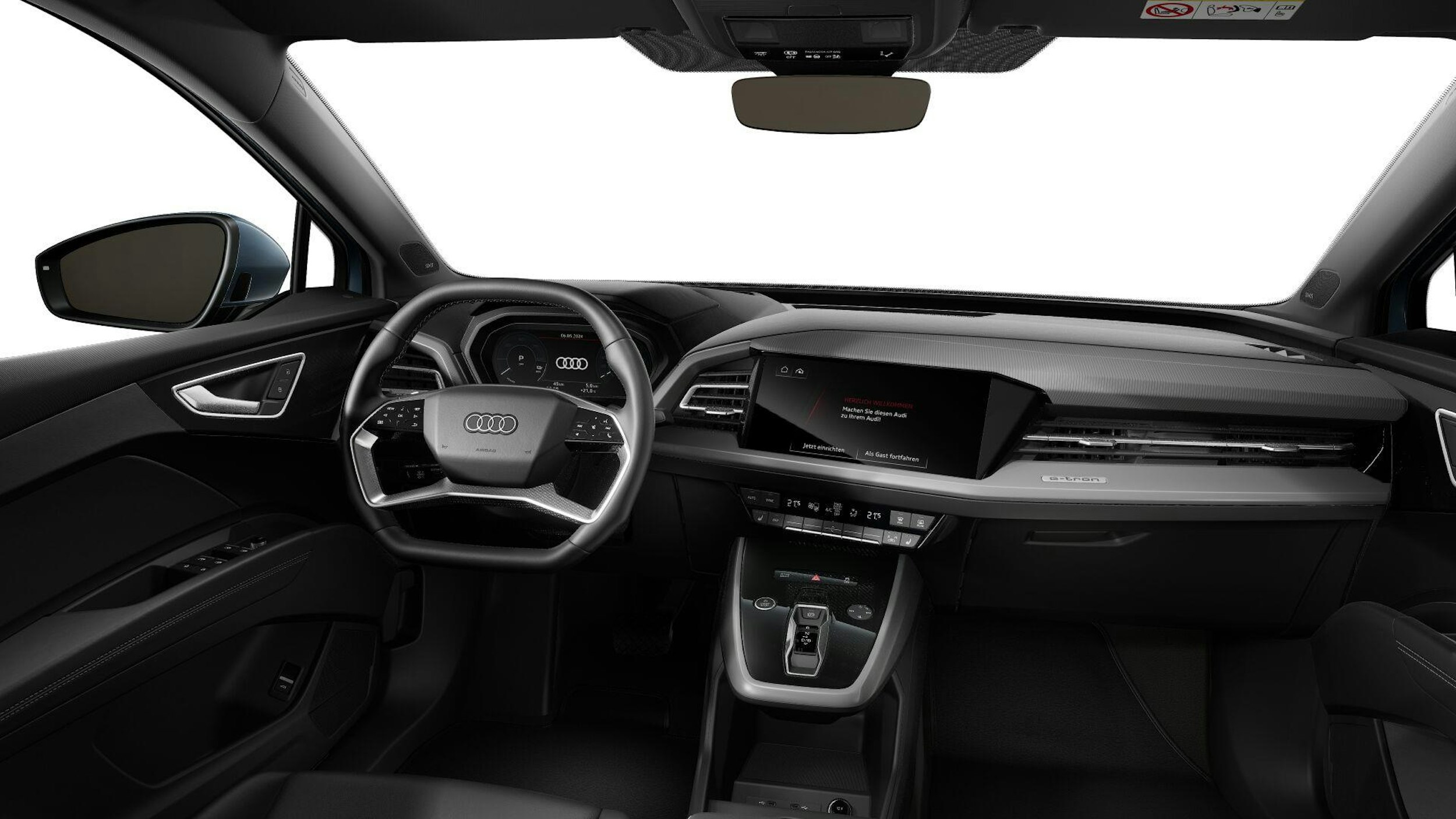 sininen Audi Q4 e-tron 2025 kuva 8.