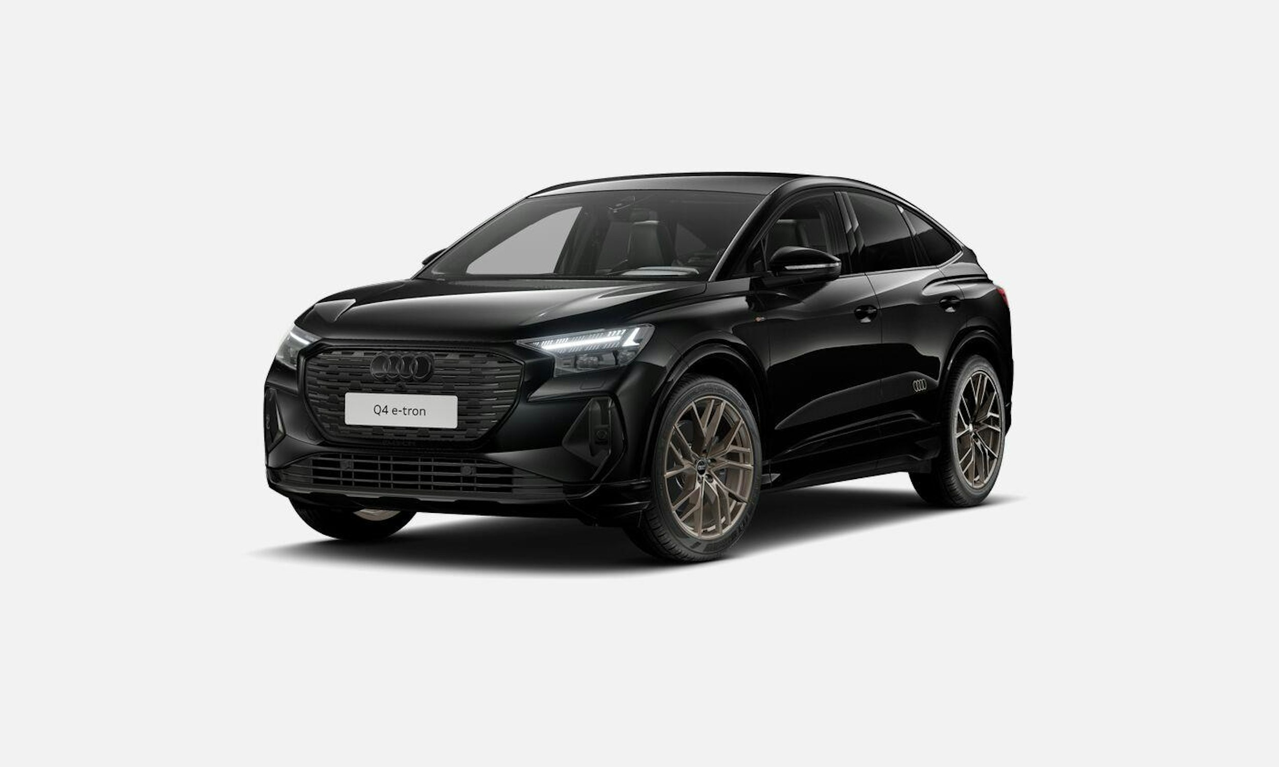 musta Audi Q4 e-tron 2025 kuva 1.