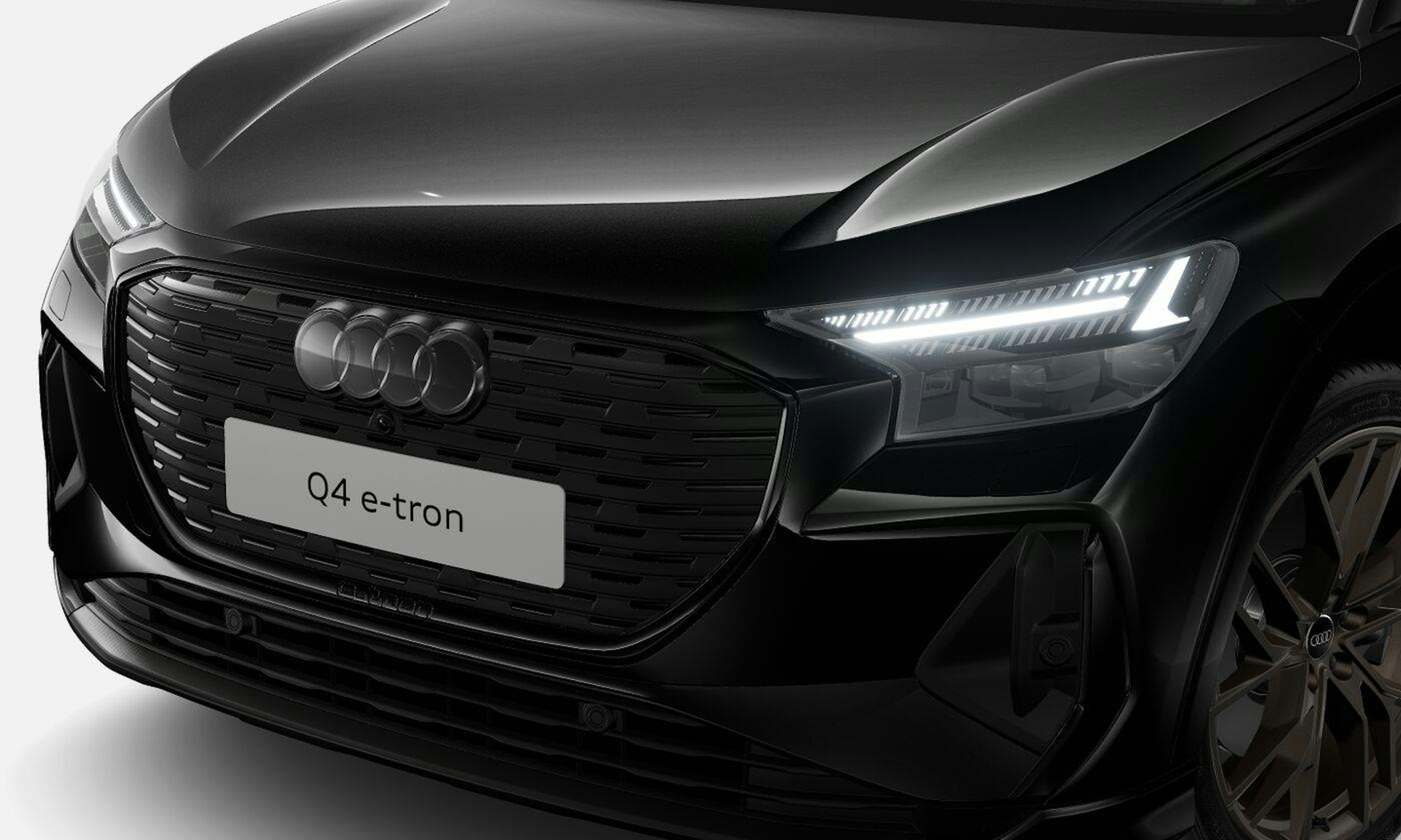 musta Audi Q4 e-tron 2025 kuva 3.