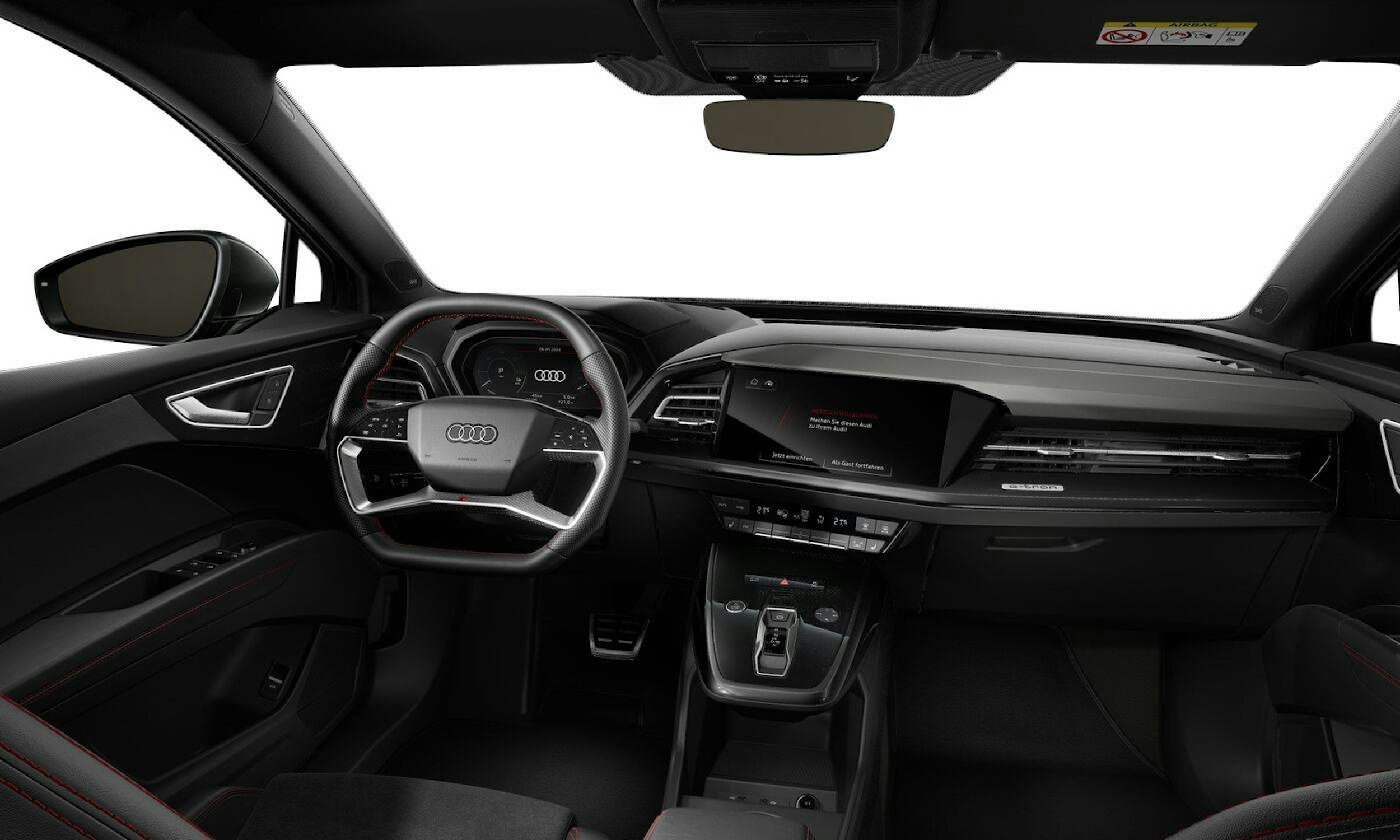 musta Audi Q4 e-tron 2025 kuva 4.