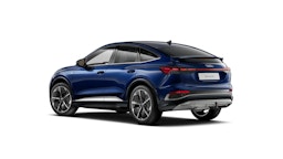 sininen Audi Q4 e-tron 2025 kuva 3.