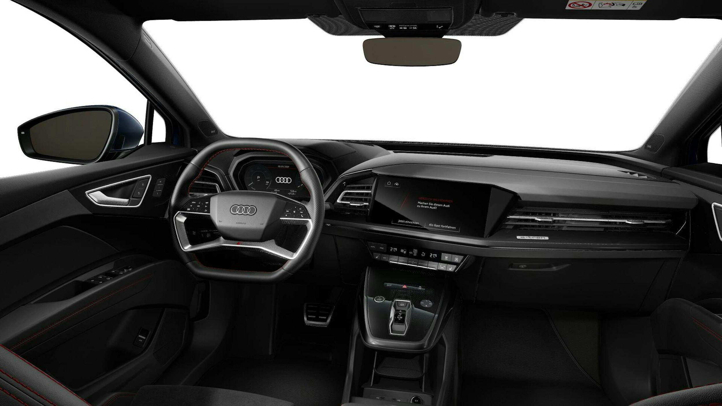 sininen Audi Q4 e-tron 2025 kuva 7.