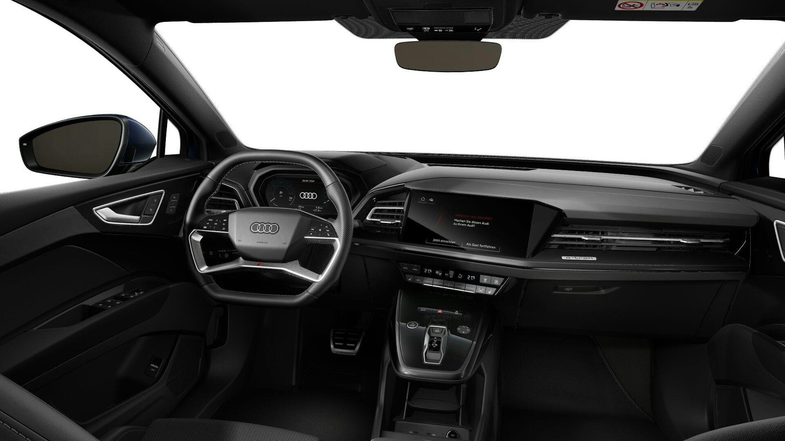 sininen Audi Q4 e-tron 2025 kuva 7.