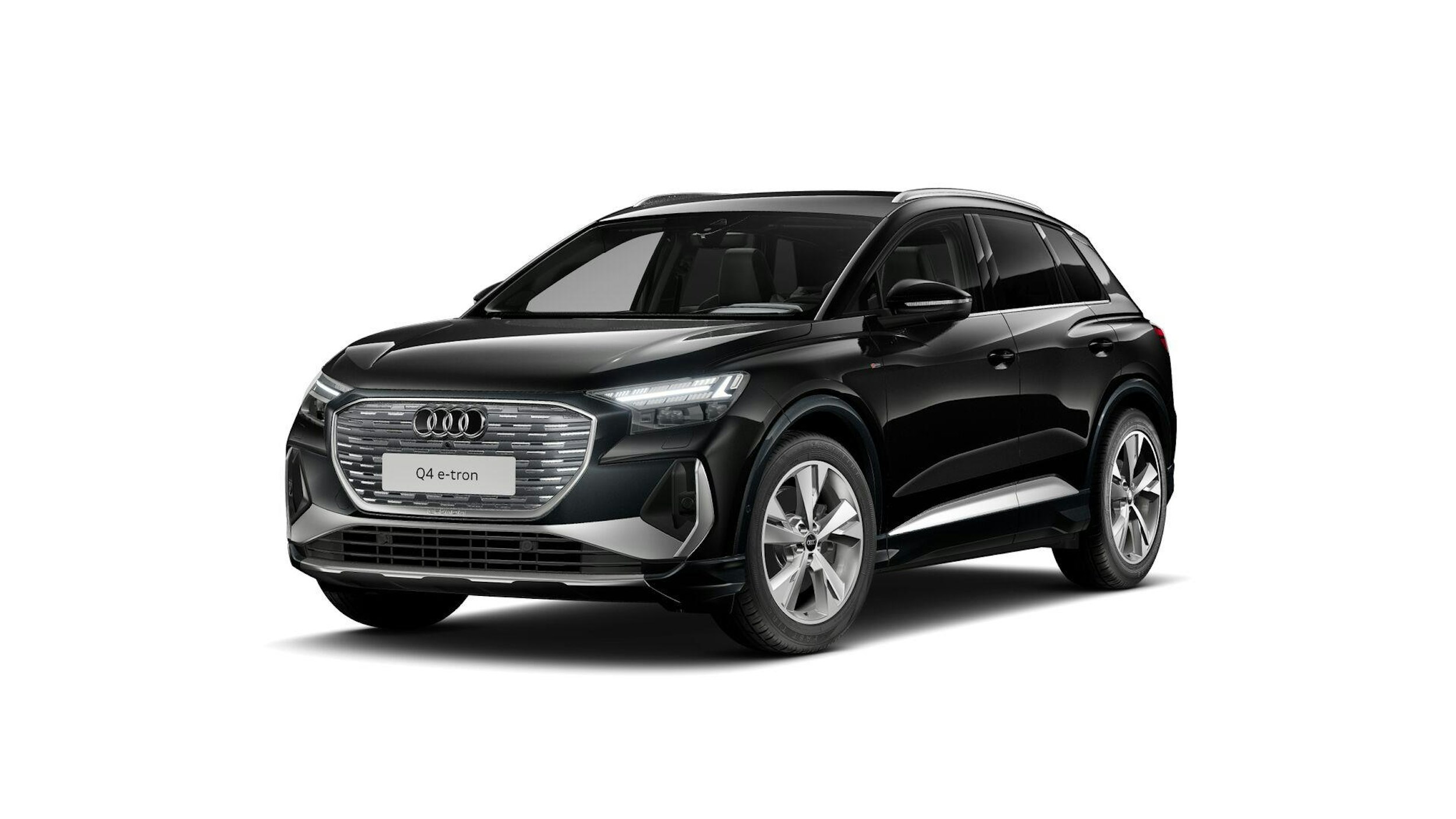 musta Audi Q4 e-tron 2025 kuva 1.