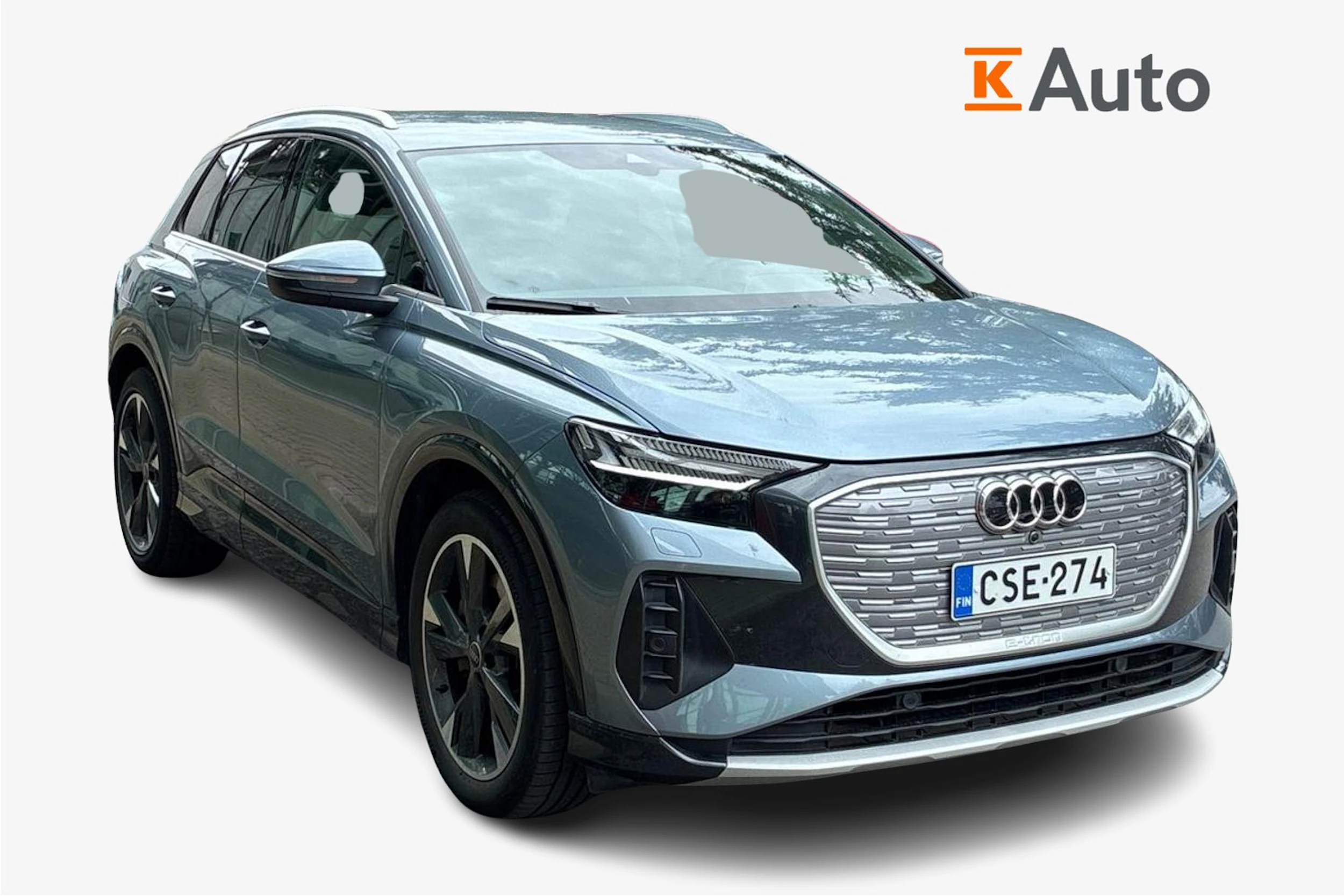 sininen Audi Q4 e-tron 2025 kuva 1.