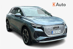 sininen Audi Q4 e-tron 2025 kuva 1.
