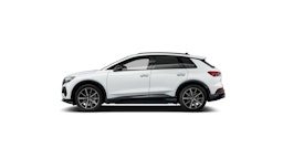 valkoinen Audi Q4 e-tron 2025 kuva 6.