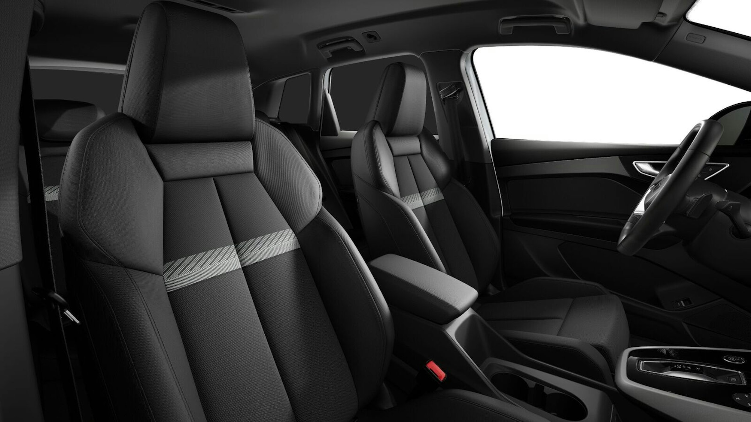 valkoinen Audi Q4 e-tron 2025 kuva 7.