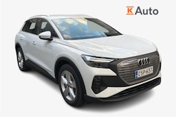 valkoinen Audi Q4 e-tron 2025 kuva 1.