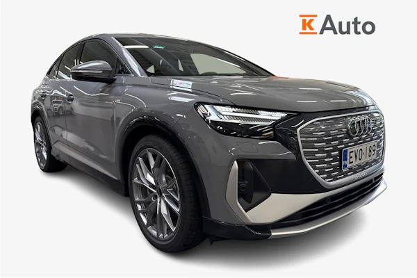 Audi Q4 e-tron Sportback 45 e-tron Land of quattro S line | 2+3v jatkoturva | Vetokoukku | Matrix LED |