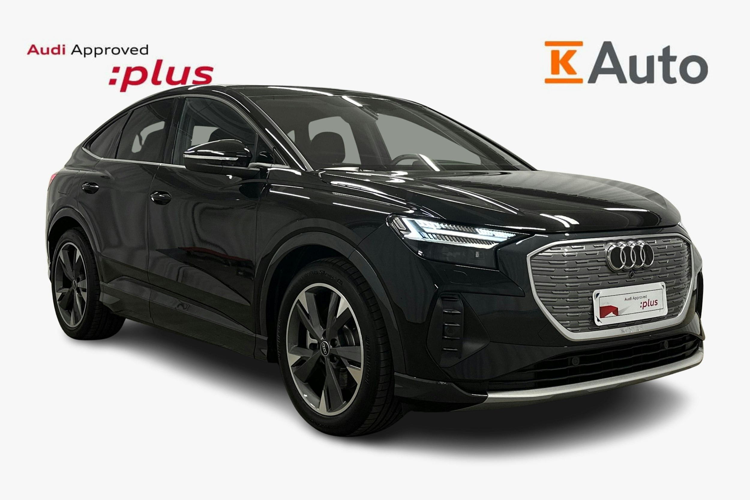 musta Audi Q4 e-tron 2025 kuva 1.