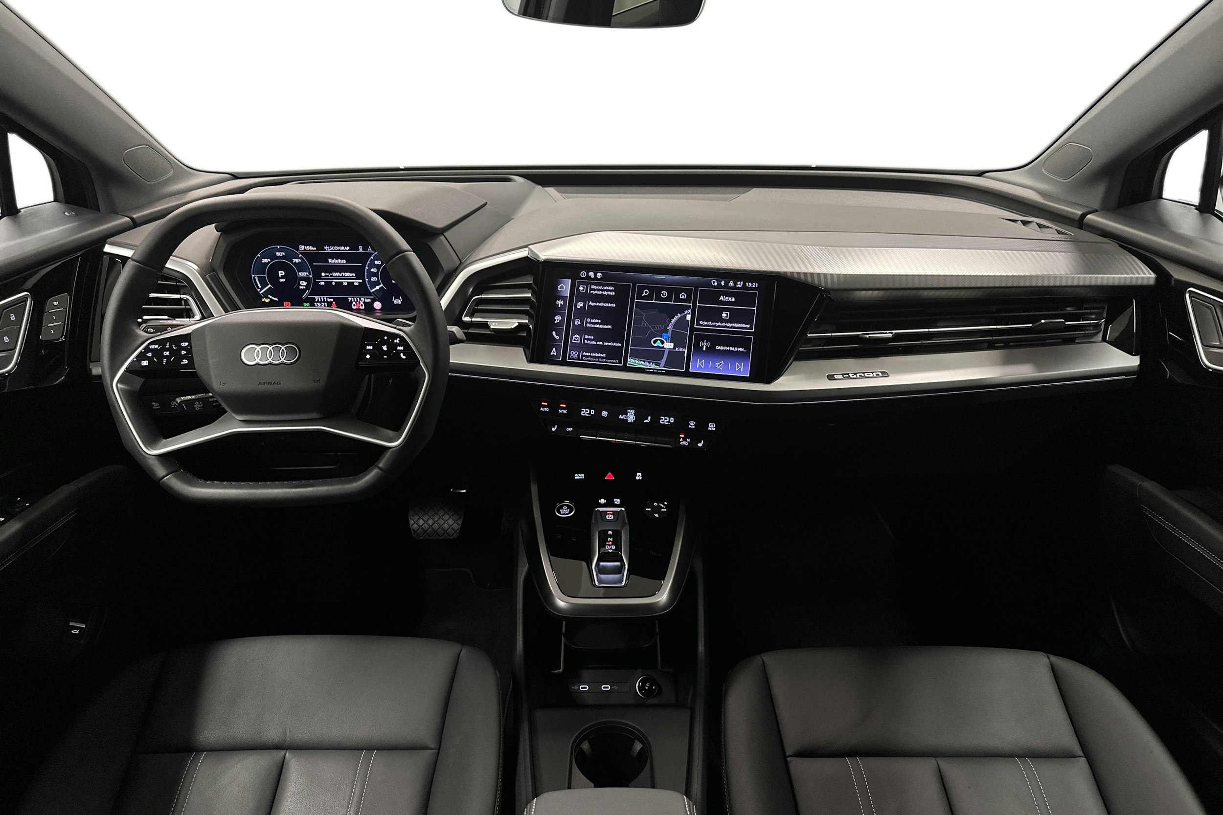 musta Audi Q4 e-tron 2025 kuva 9.