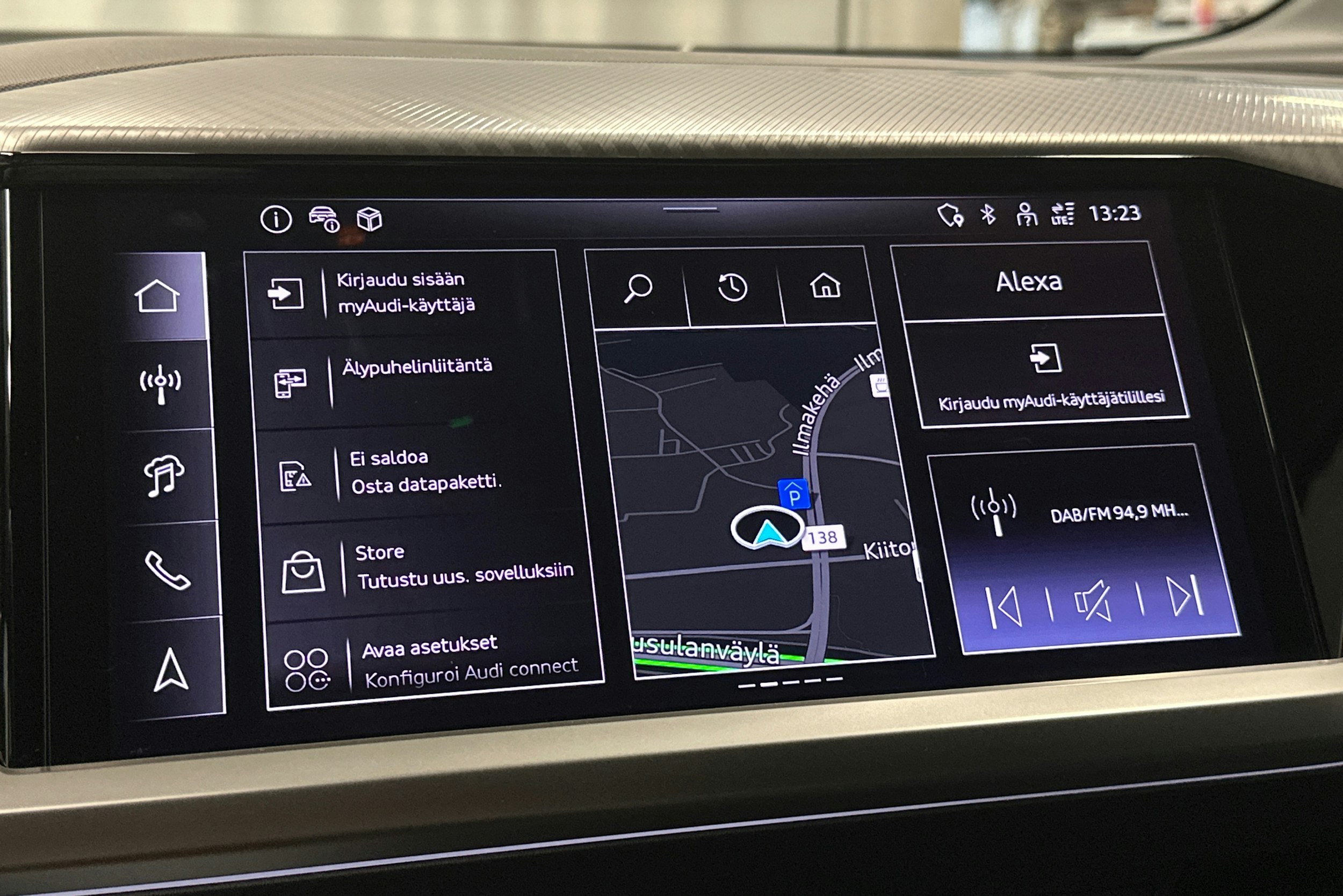 musta Audi Q4 e-tron 2025 kuva 26.