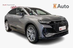 harmaa Audi Q4 e-tron 2025 kuva 1.