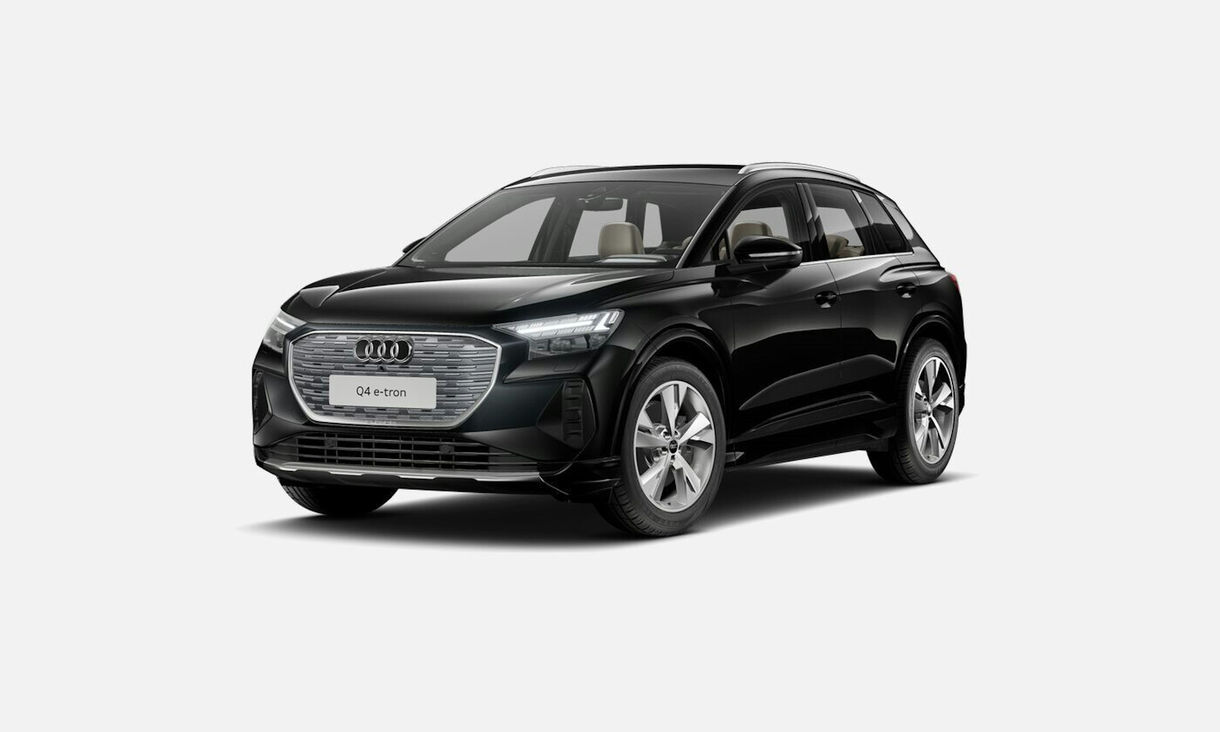 musta Audi Q4 e-tron 2025 kuva 1.