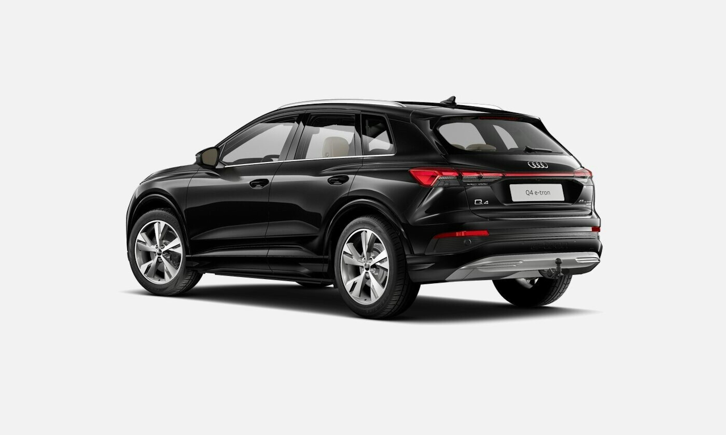 musta Audi Q4 e-tron 2025 kuva 4.