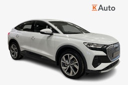 met. valkoinen Audi Q4 e-tron 2025 kuva 1.