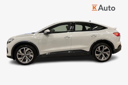 met. valkoinen Audi Q4 e-tron 2025 kuva 5.