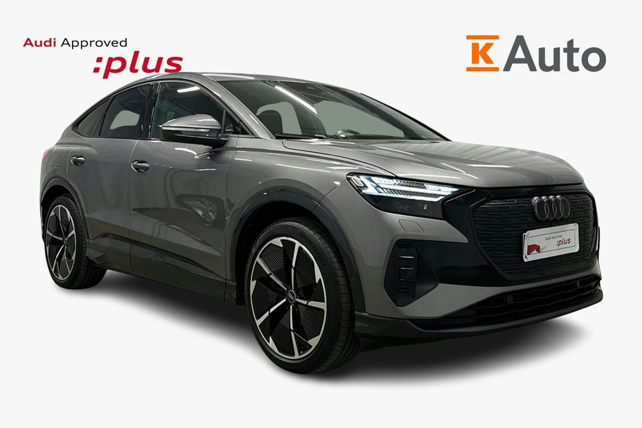 harmaa Audi Q4 e-tron 2025 kuva 1.