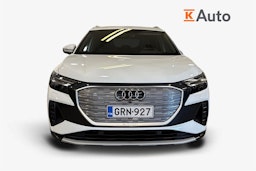 met. valkoinen Audi Q4 e-tron 2025 kuva 4.