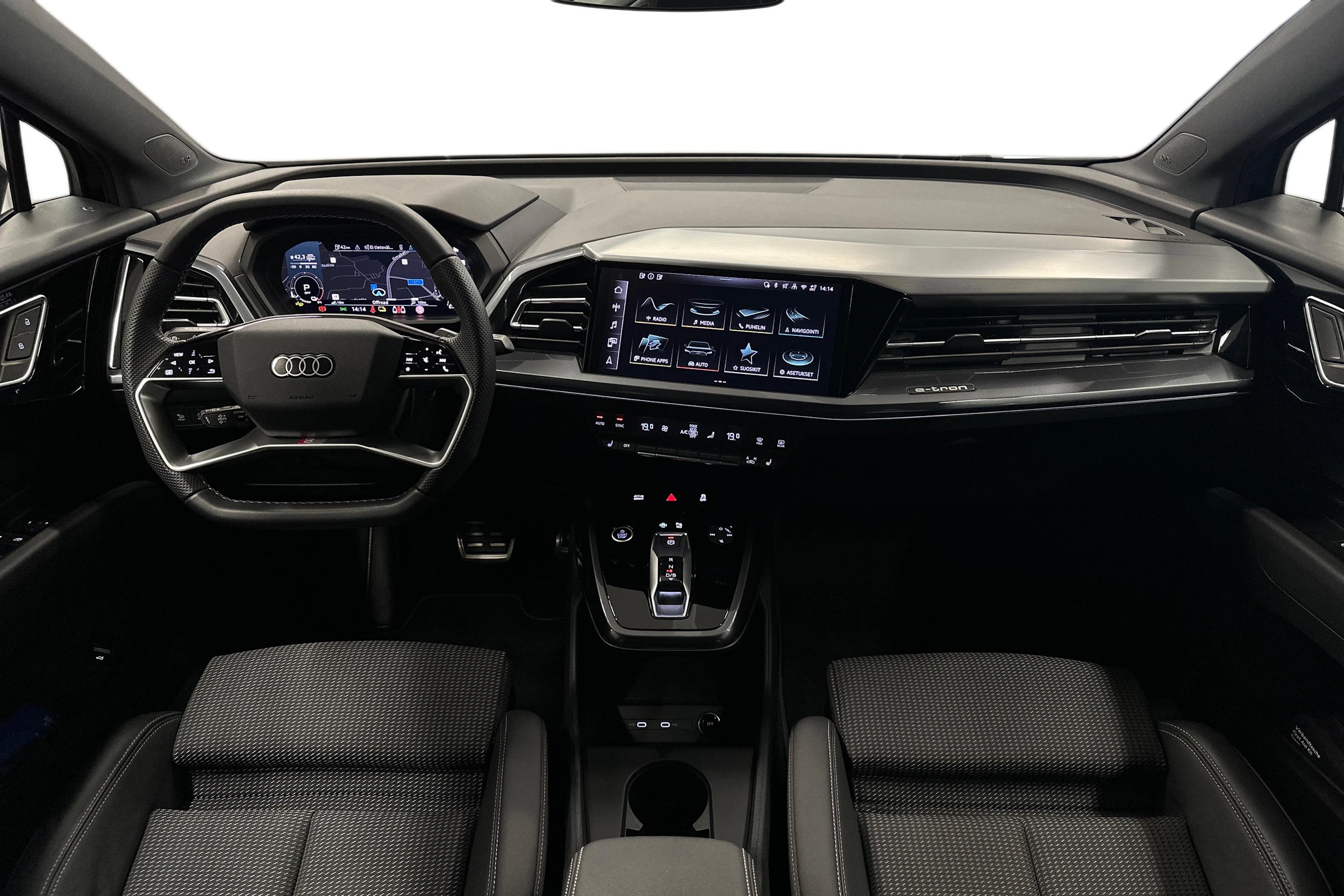 vihreä Audi Q4 e-tron 2025 kuva 7.