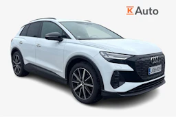 valkoinen Audi Q4 e-tron 2025 kuva 1.