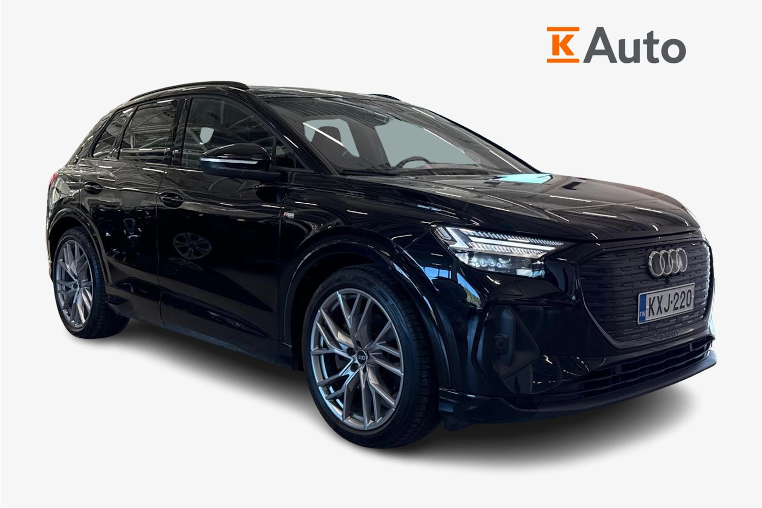 musta Audi Q4 e-tron 2025 kuva 1.
