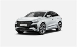 met. valkoinen Audi Q4 e-tron 2025 kuva 1.