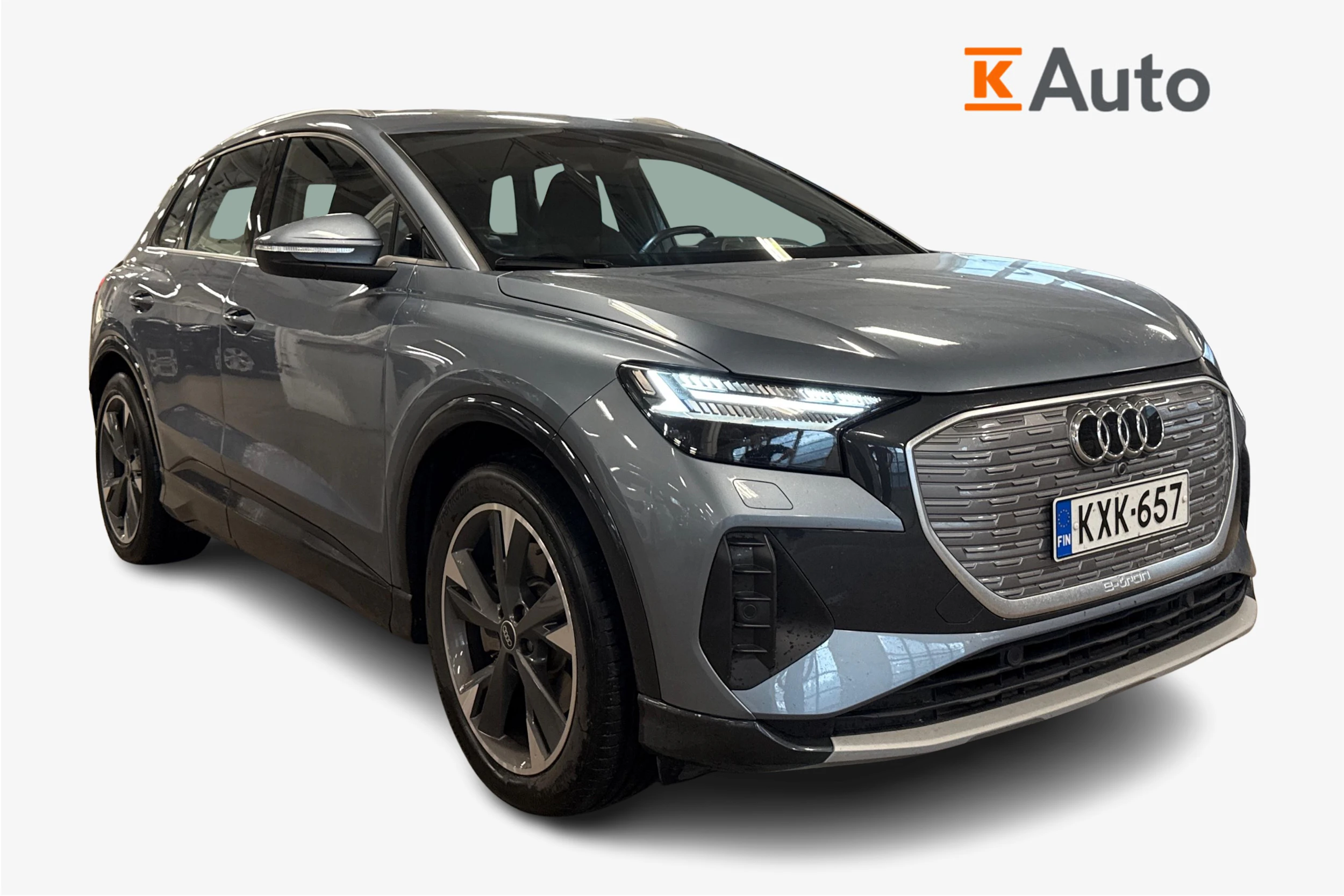 sininen Audi Q4 e-tron 2025 kuva 1.