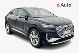 musta Audi Q4 e-tron 2025 kuva 1.