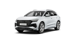 met. valkoinen Audi Q4 e-tron 2025 kuva 1.