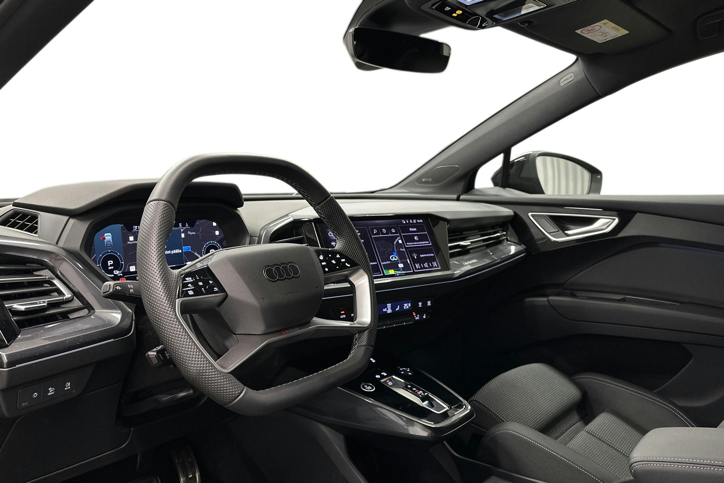 musta Audi Q4 e-tron 2025 kuva 7.