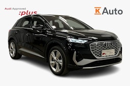 musta Audi Q4 e-tron 2025 kuva 1.