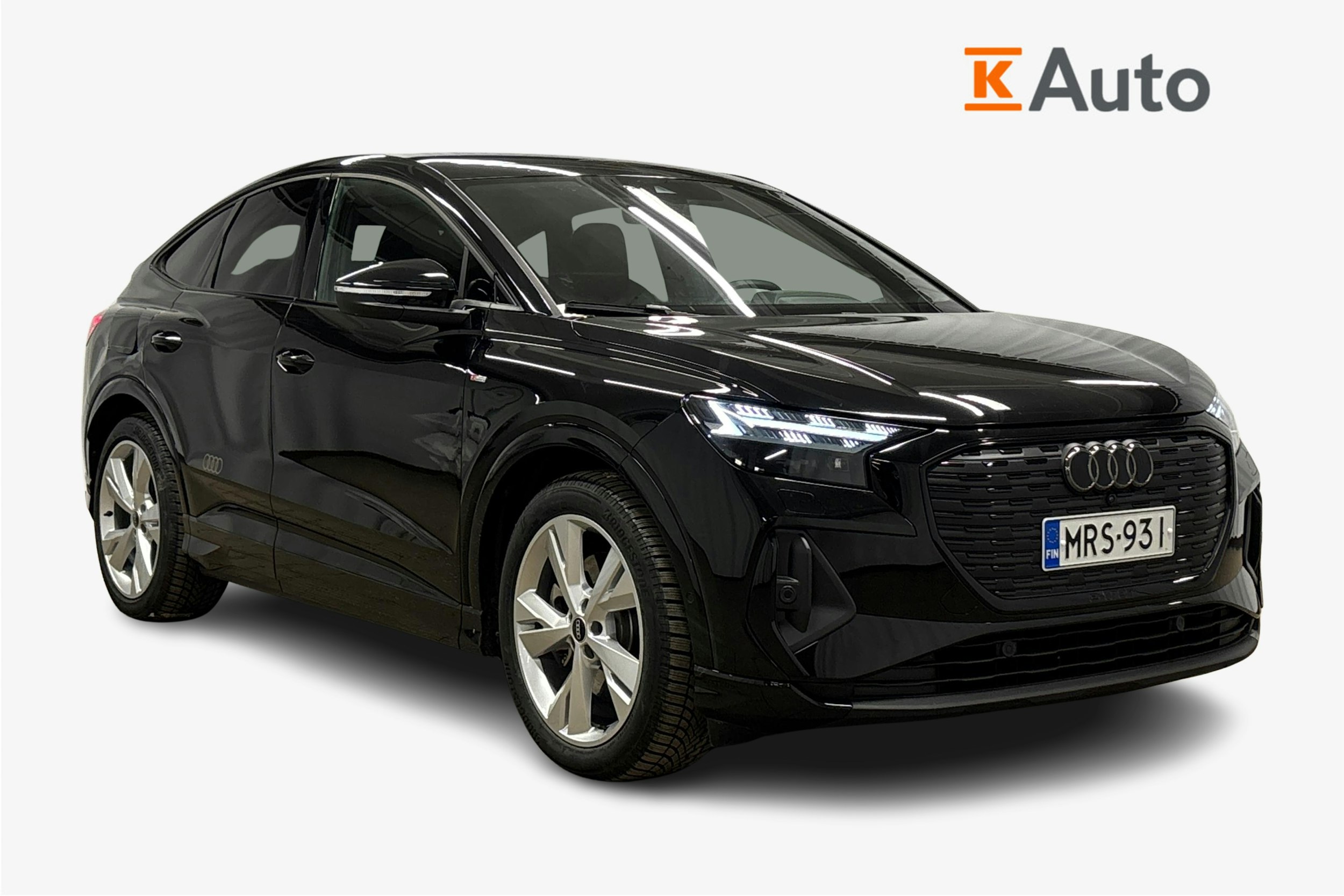 musta Audi Q4 e-tron 2025 kuva 1.