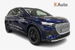 met. sininen Audi Q4 e-tron 2025 kuva 1.