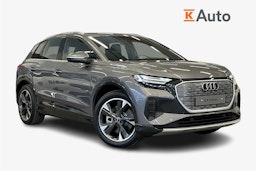 met. harmaa Audi Q4 e-tron 2025 kuva 1.